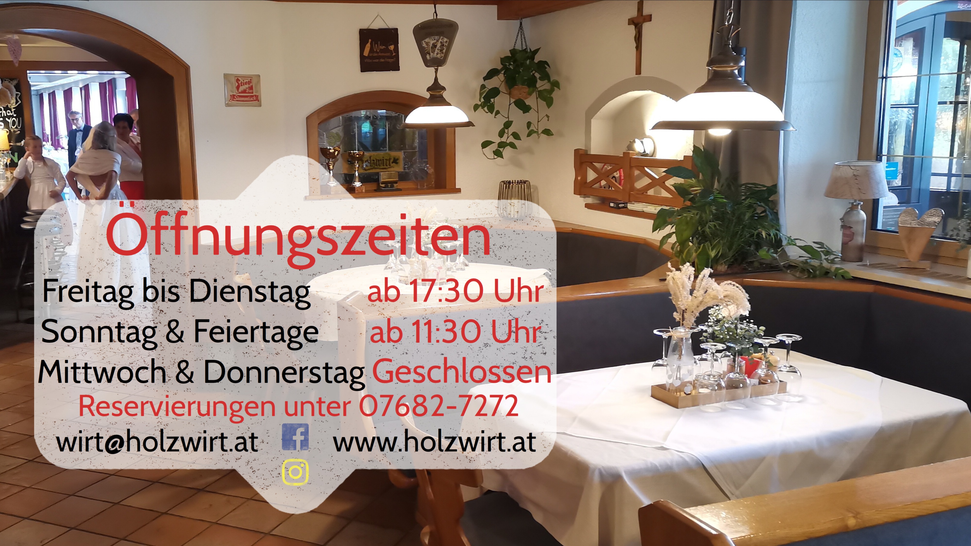 Unsere Öffnungszeiten